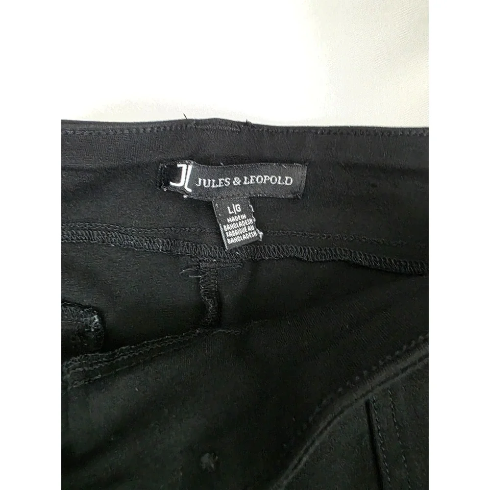 Jules & Leopold Women's Black Pants Size Large L Utility Cargo Casual